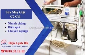 Sửa máy giặt củ chi uy tín - thợ giỏi, có mặt nhanh tại nhà