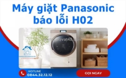 Sửa máy giặt panasonic báo lỗi h02 - báo giá rõ ràng, bảo hành dài hạn