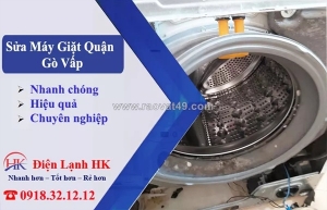 Sửa máy giặt quận gò vấp - giải pháp an toàn, tiết kiệm chi phí
