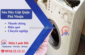Sửa máy giặt quận phú nhuận chuyên nghiệp - giá tốt - bảo hành dài hạn