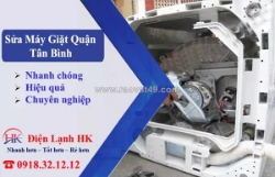 Sửa máy giặt quận tân bình giá rẻ - có mặt nhanh, hỗ trợ tận nơi