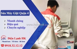 Sửa máy giặt tại nhà quận 4 - giải pháp tiết kiệm cho mọi gia đình