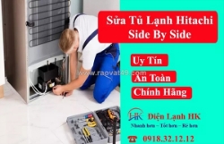 Sửa tủ lạnh hitachi side by side tại nhà - uy tín, giá tốt