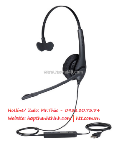 Tai nghe jabra biz 1100 mono usb – đàm thoại rõ, thoải mái cả ngày