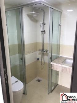 Thi công phòng tắm kính kính cường lực 10 ly tại thanh trì
