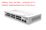 Thiết bị chuyển mạch/ switch mikrotik crs326-24g-2s+rm – mạnh mẽ, quản lý linh hoạt cho mạng doanh nghiệp