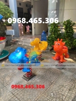 Thú nhún lò xo con gà, thú nhún con ngựa, thú nhún lò xo giá rẻ