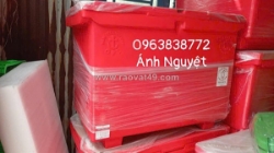 Thùng đá 350l thái lan hiệu con thỏ, bảo quản thực phẩm tuyệt vời