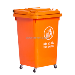 Thùng rác 60l nắp lật giải pháp giữ vệ sinh tiện lợi cho hành lang