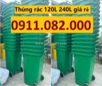 Thùng rác chính hãng giá rẻ- thùng rác hàng chất lượng- lh 0911082000