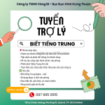 Tuyển dụng trợ lý biết tiếng trung
