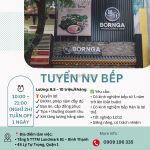 Tuyển gấp bếp 1 – đi làm ngay