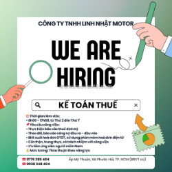 Tuyển kế toán báo cáo thuế brvt