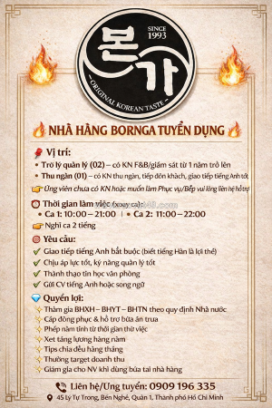 Tuyển trợ lý quản lý, thu ngân ở bình thạnh và q1