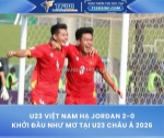 U23 việt nam hạ jordan 2-0, khởi đầu như mơ tại u23 châu á 2026