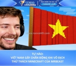 Việt nam gây chấn động khi vô địch thử thách minecraft của mrbeast