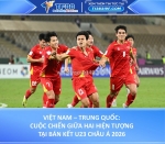 Việt nam – trung quốc: cuộc chiến giữa hai hiện tượng tại u23 châu á 2026