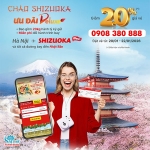 Vietjet ưu đãi vé hạng thương gia đi shizuoka