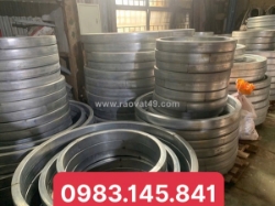 Vòng tròn sắt hộp 50x100 uốn tròn đẹp làm mái kính nghệ thuật