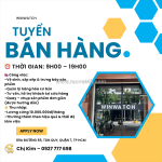 Winwatch tuyển nhân viên cửa hàng – lương 10 triệu/tháng