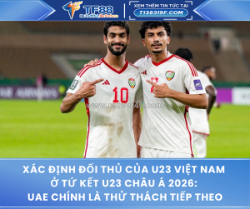 Xác định đối thủ của u23 việt nam ở tứ kết u23 châu á 2026