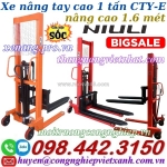 Xe nâng tay cao 1 tấn nâng cao 1.6 mét cty-e1.0t/1.6m - niuli