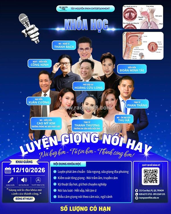 🎙️ tuyển sinh khóa làm chủ giọng nói – vip pro | k100