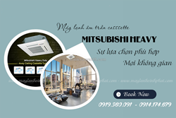 Máy lạnh âm trần mitsubishi heavy có phù hợp cho showroom?