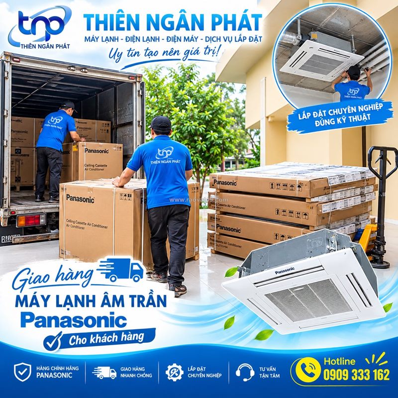 Máy lạnh âm trần panasonic chính hãng – giá tốt, cung cấp và lắp đặt chuyên nghiệp