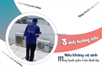 3 ảnh hưởng xấu mà người dùng cần biết nếu không vệ sinh điều hòa giấu trần định kỳ
