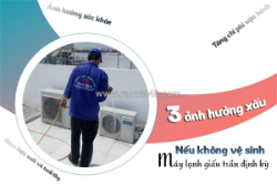 3 ảnh hưởng xấu mà người dùng cần biết nếu không vệ sinh điều hòa giấu trần định kỳ