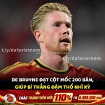 35 tuổi vẫn quá đỉnh! kevin de bruyne chạm mốc 201 bàn trong sự nghiệp!