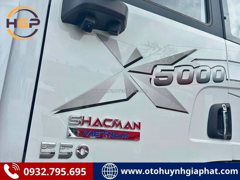 Bán xe đầu kéo shacman x5000 550hp cầu dầu weichai