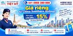 China southern airlines giảm 15% giá vé