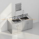 Bàn thí nghiệm inox phòng sạch, bàn thí nghiệm inox phòng vi sinh, nhà thầu chuyên nghiệp các dự án