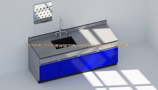 Thiết kế lắp đặt bàn thí nghiệm có bồn rửa phòng lab workbench with sink nhà thầu chuyên nghiệp