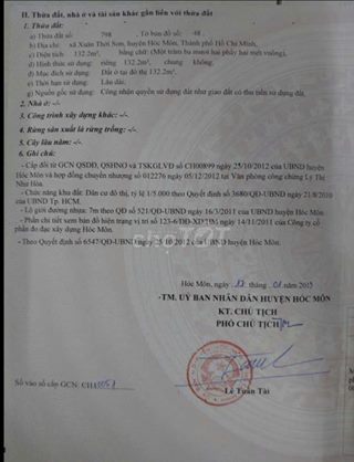 Bán 132m2 đất thổ cư khu biệt thự xuân thới sơn ,hóc môn
