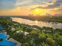 Bán biệt thự 2 mặt tiền view sông thân văn nhiếp, an khánh, 1115m2, 3 tầng