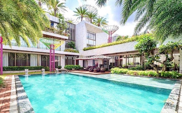 Bán biệt thự 2 mặt tiền view sông thân văn nhiếp, an khánh, 1115m2, 3 tầng