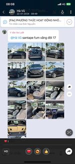 Bán hyundai santafe 2017 – bản full xăng – xe chính chủ!