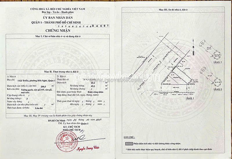 Bán nhà mặt tiền hải triều, q1, 65,2m² đất, ngay bitexco - hợp đồng thuê 150tr/th