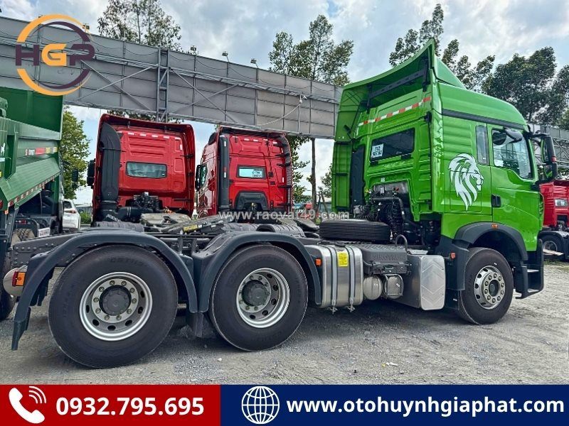 Bán xe đầu kéo howo tx400 2 cầu láp giá tốt