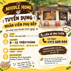 [bao cơm, có thưởng] nhân viên phụ bếp quận 8