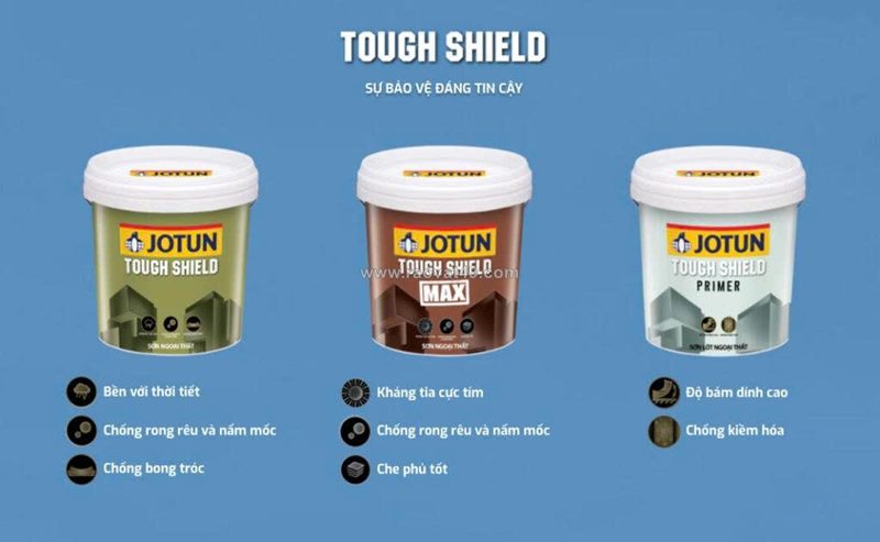 Báo giá sơn jotun tough shield cho công trình