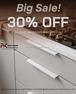 Big sale 30% tay nắm tủ nk312