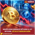 Binance ghi nhận dòng tiền dịch chuyển: btc tăng, eth giảm!
