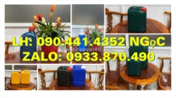 Bình nhựa 0.5 lít đựng nước làm mát, can nhựa 1 lít đựng nông dược, can nhựa 2 lít đựng chất lỏng hóa học