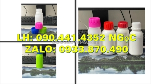Bình nhựa 250ml đựng phân bón, lọ nhựa 100ml đựng axit, chai lọ 50ml đựng hóa chất phun sương