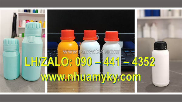 Bình thủy tinh 1000ml đựng rượu, chai thủy tinh 0.5 lít đựng cồn, chai nhựa 250ml có vòi đựng nước r