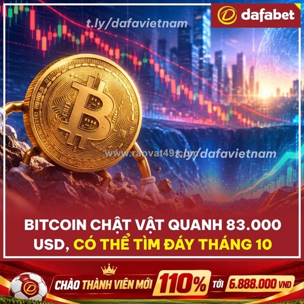 Bitcoin chật vật quanh 83.000 usd: đã tạo đáy tháng 10?